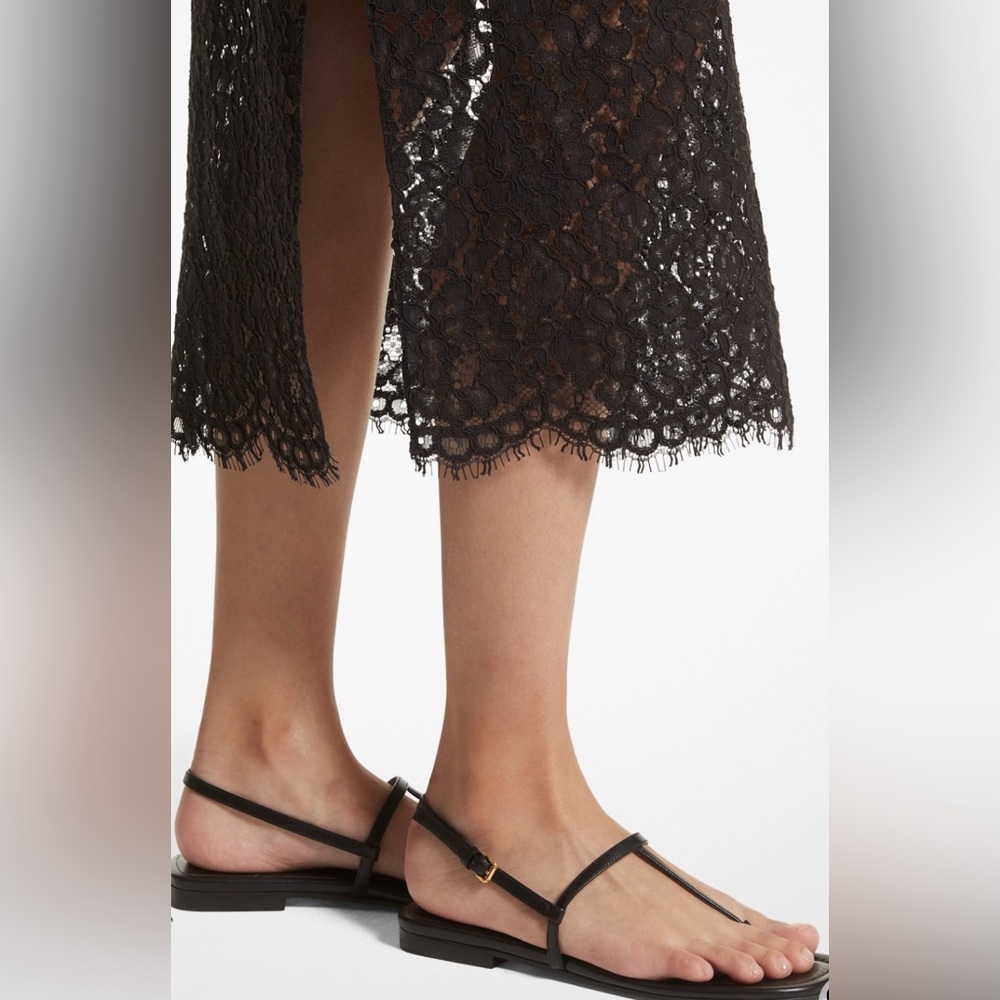 Elegant Black Lace Skirt